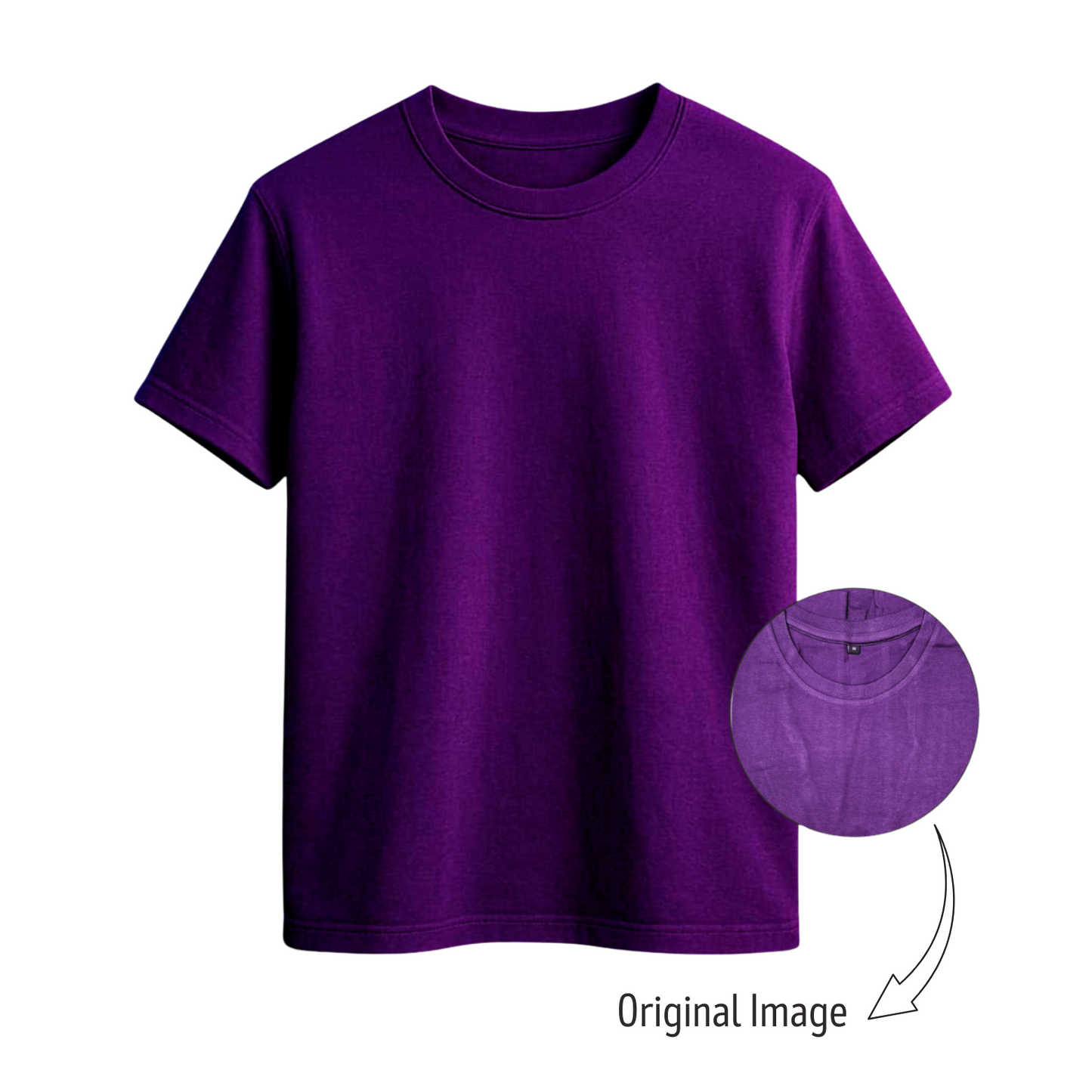Regular Fit T-Shirts 180 GSM With Brand Logo Customization