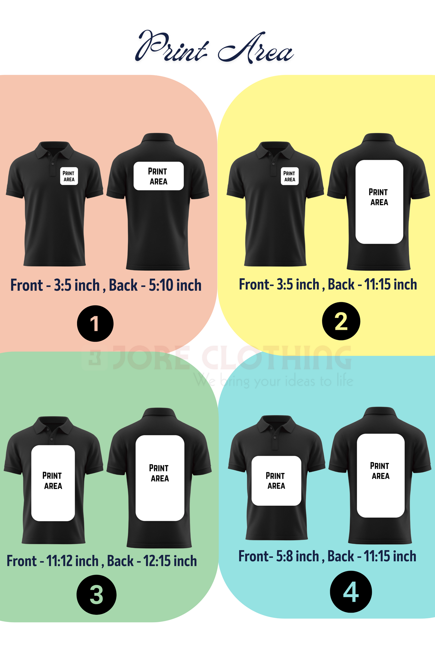 Customized Polo T-Shirts (Lacoste)