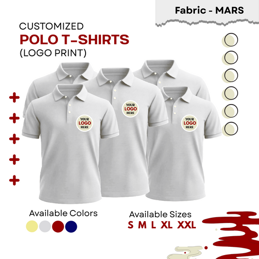 Customized Polo T-Shirts (MARS) [More than 10]