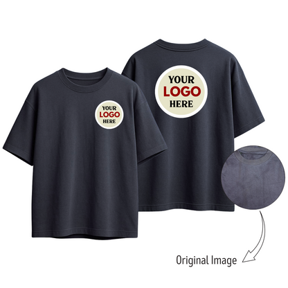 Oversized T-Shirts 240 GSM with Brand Logo customization