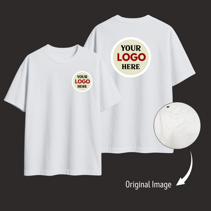 Oversized T-Shirts 240 GSM with Brand Logo customization