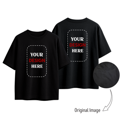 Oversized T-Shirts 240 GSM with customization (More Than 10)