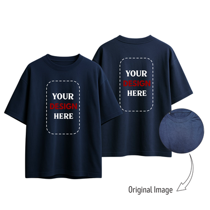 Oversized T-Shirts 240 GSM with customization (More Than 10)