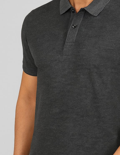 Poly-Cotton T-shirt [Dark Grey Mélange]