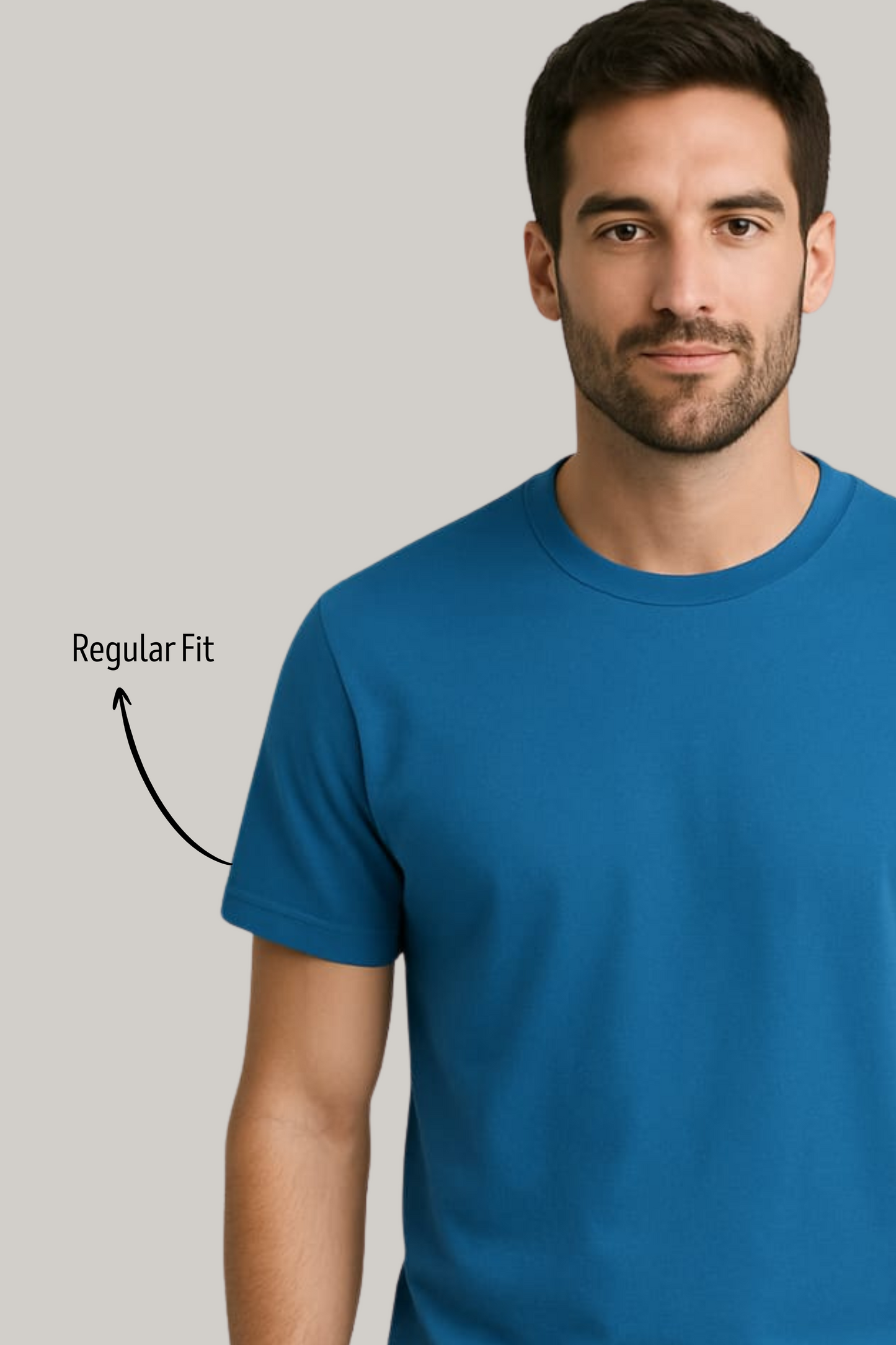 Regular Fit T-Shirts 180 GSM With Customization