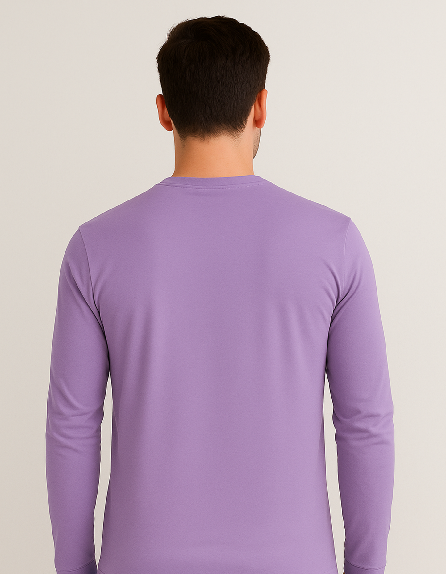 Round neck full hand T-shirts [Lavender]