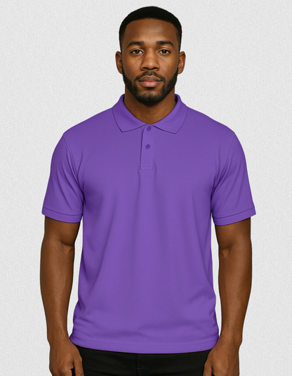 Poly-Cotton T-shirt [Purple]