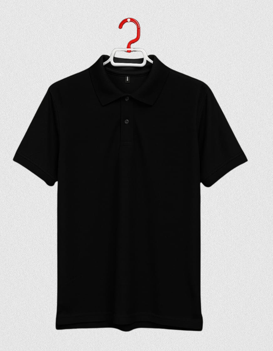 Mars Polo T-shirts [Black]